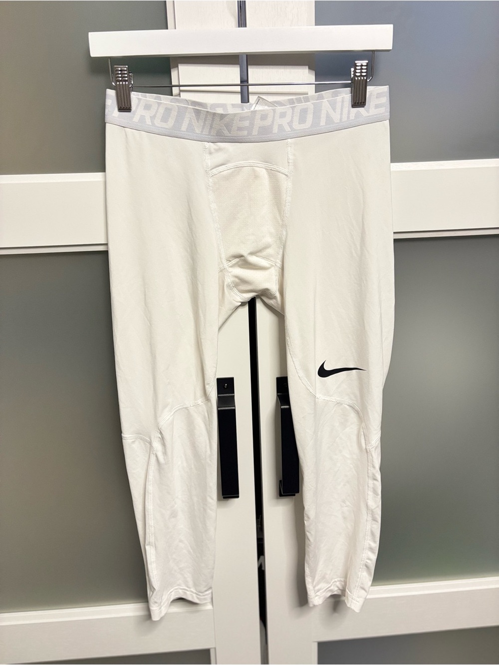 Nike Men’s White Pro Compression Tights